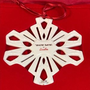 Longaberger Snowflake Christmas Ornament